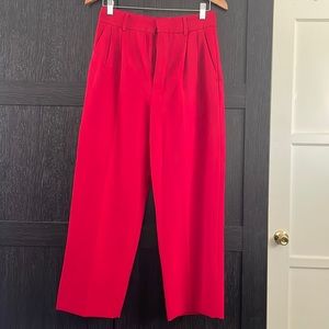 Zara red pants